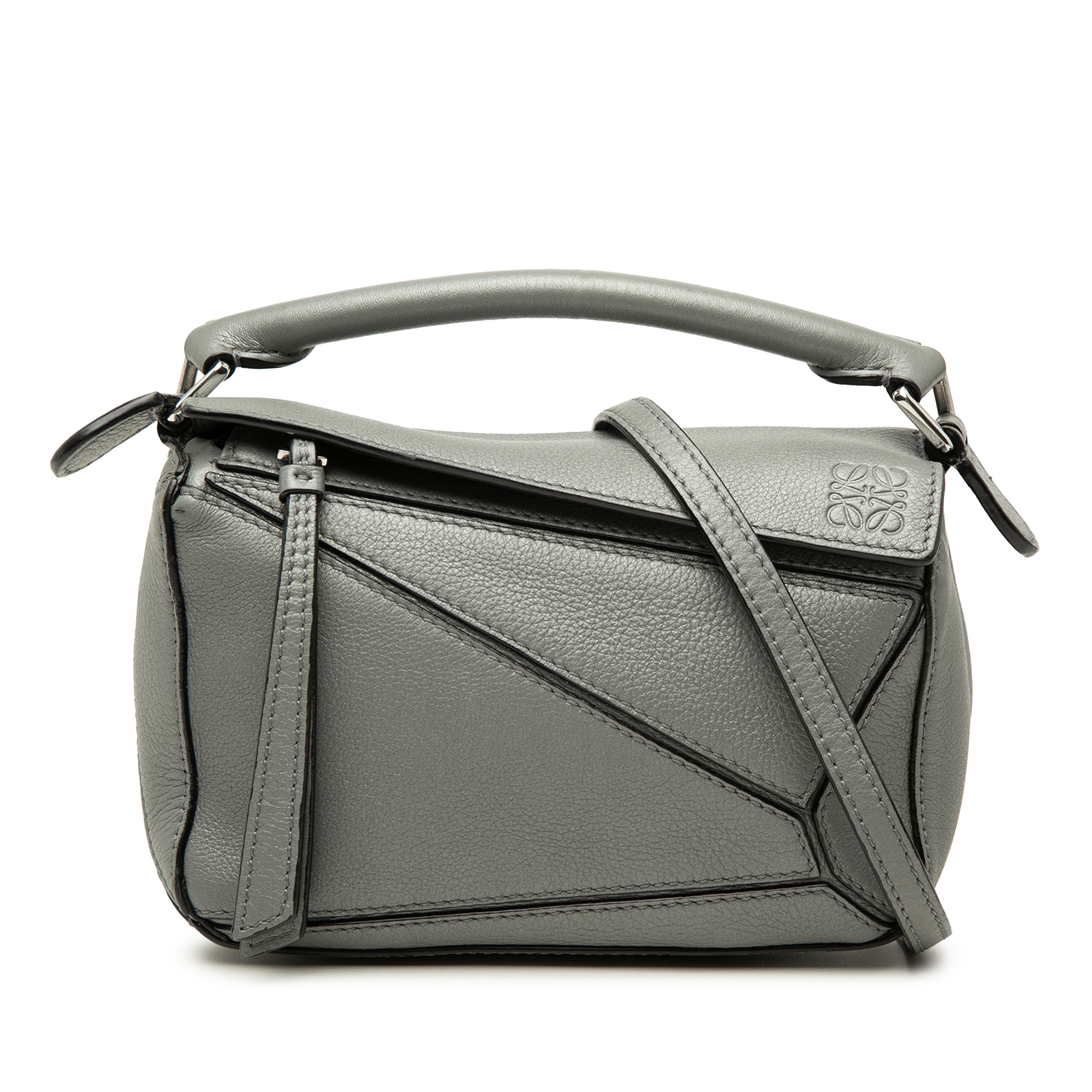 Pre-Loved Loewe Mini Calfskin Puzzle Satchel